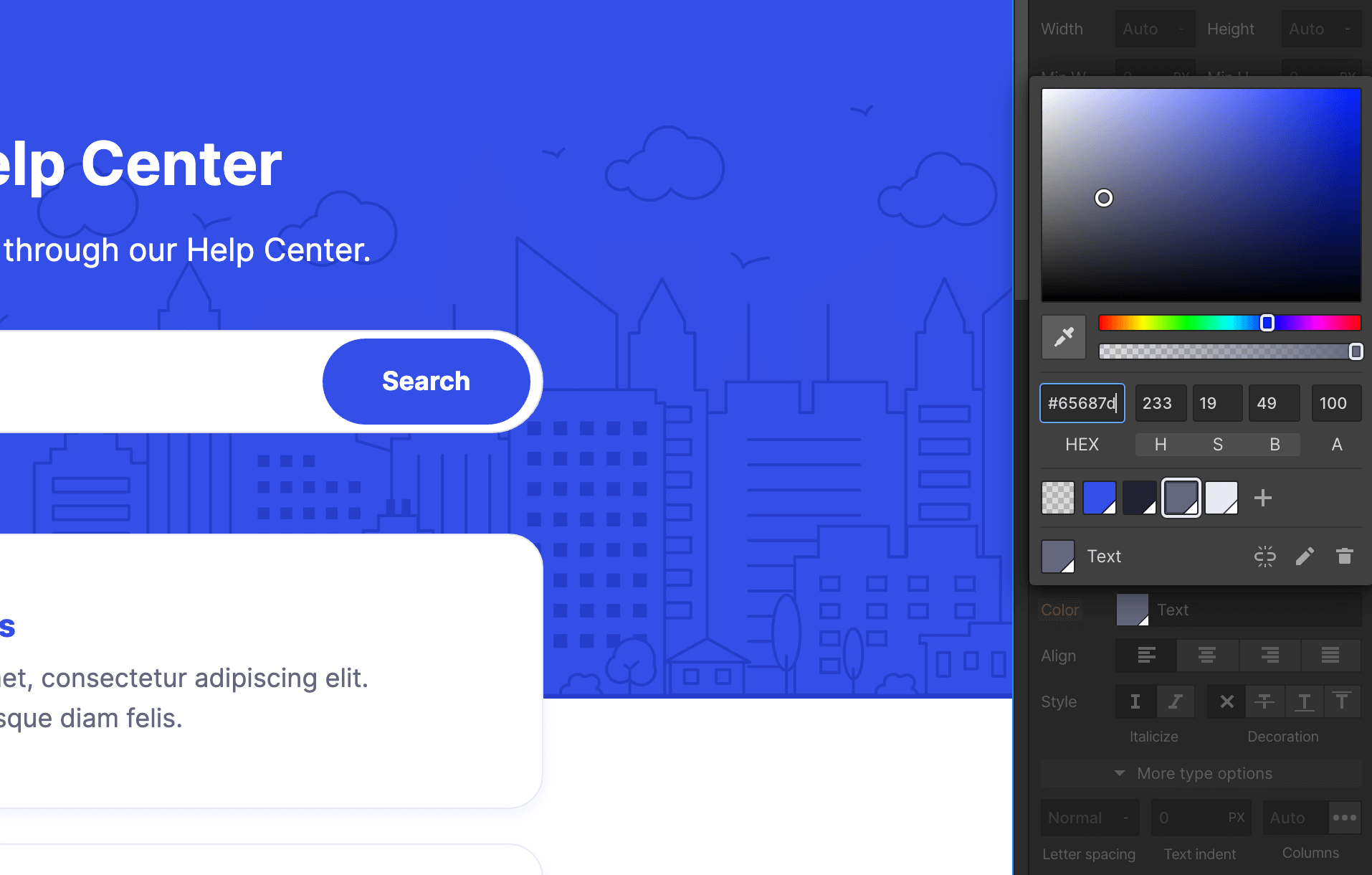 Colors - Docs Webflow Template