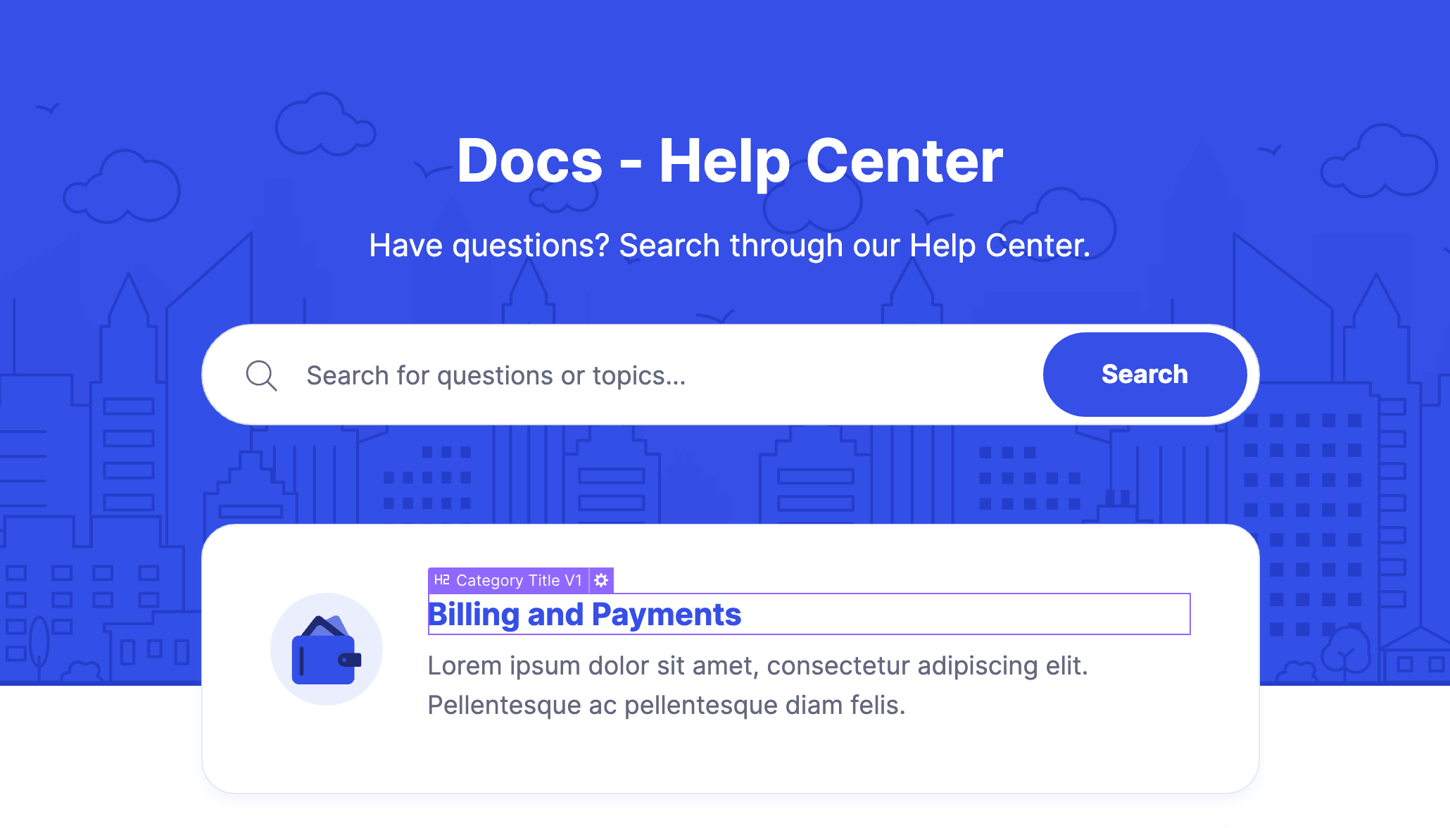 Dynamic Content (CMS) - Docs Webflow Template