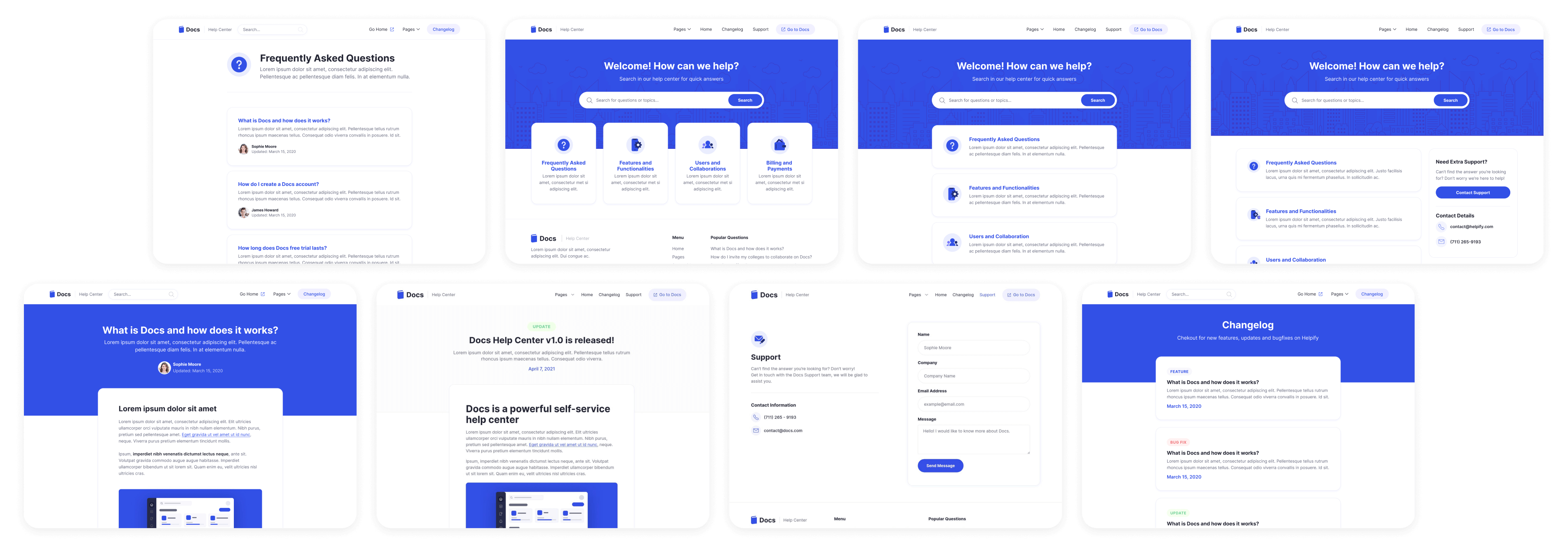 Docs - Buy Template - Support and Help Webflow Template