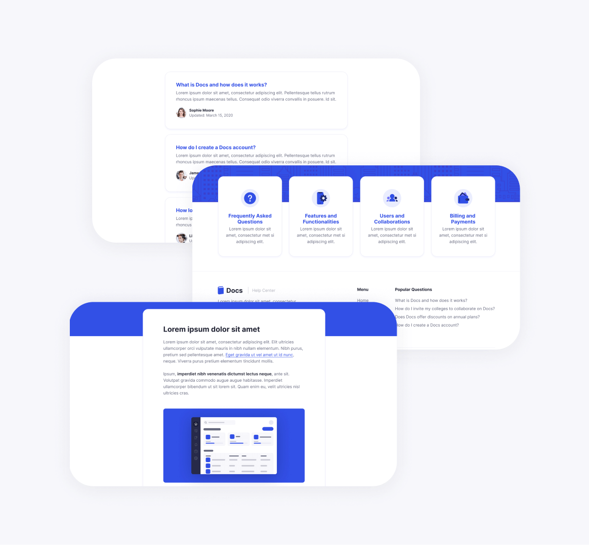 Docs - 10 Sections Included - Support and Help Webflow Template
