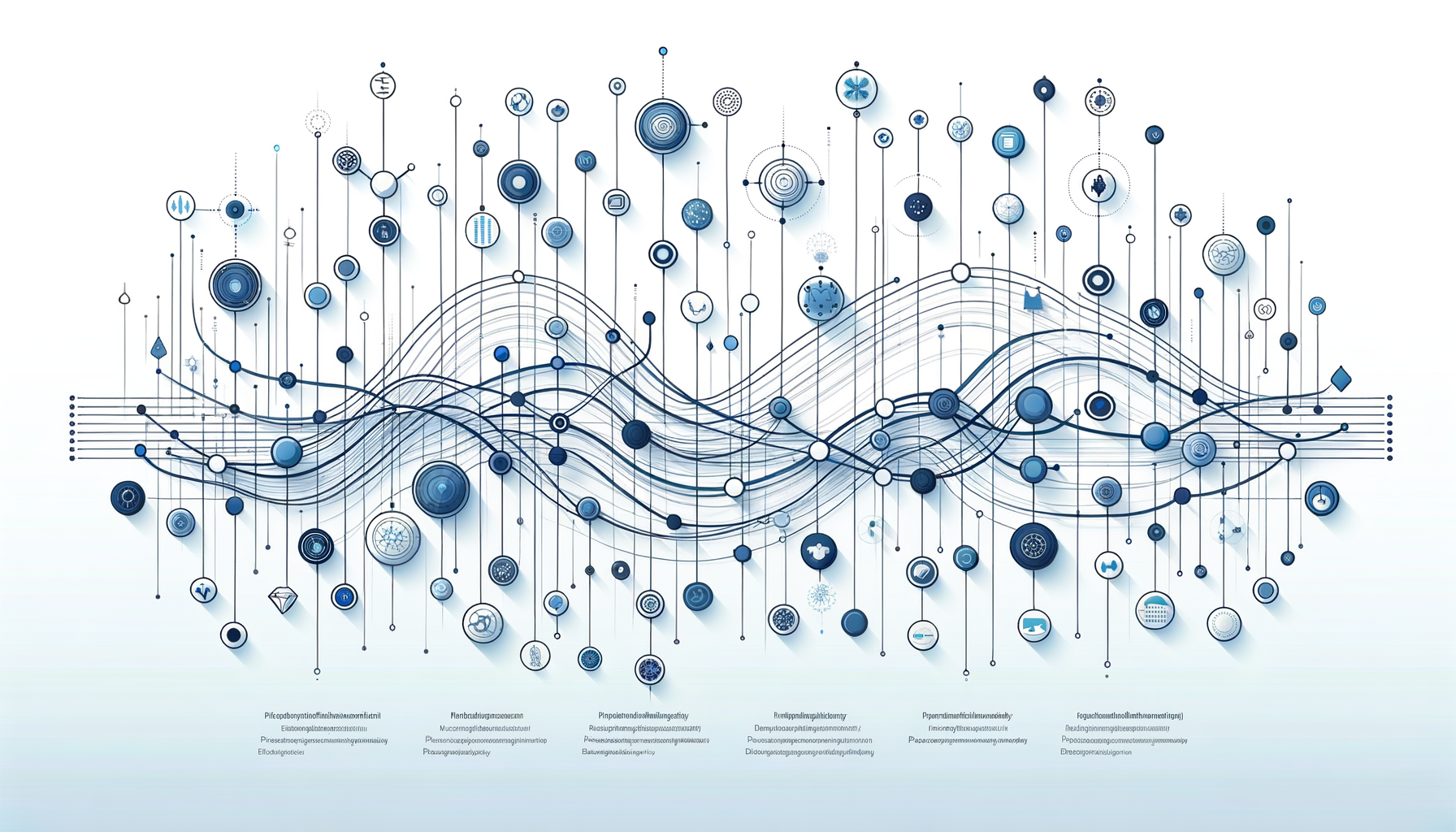 Image for Temporal relationship types illustrated in stylized diagram