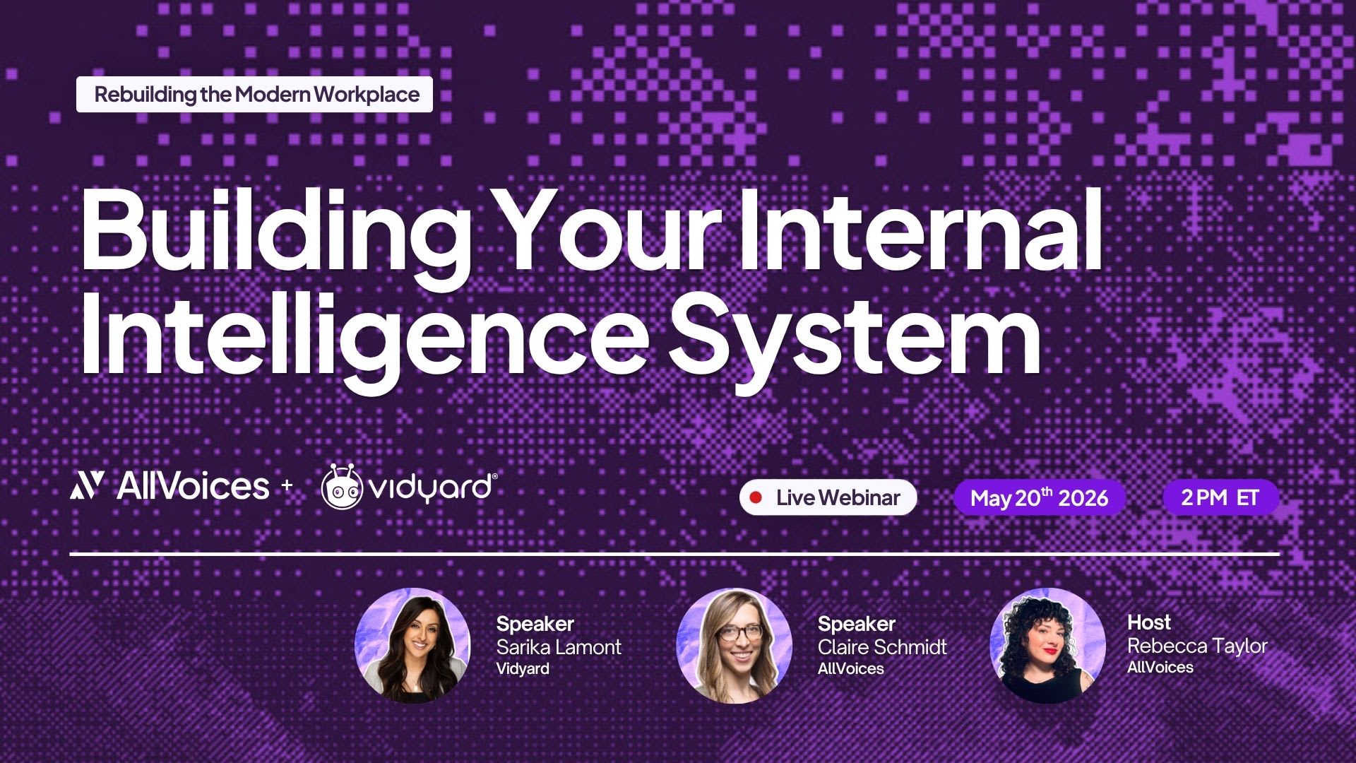 Building Your Internal Intelligence System — AllVoices webinar