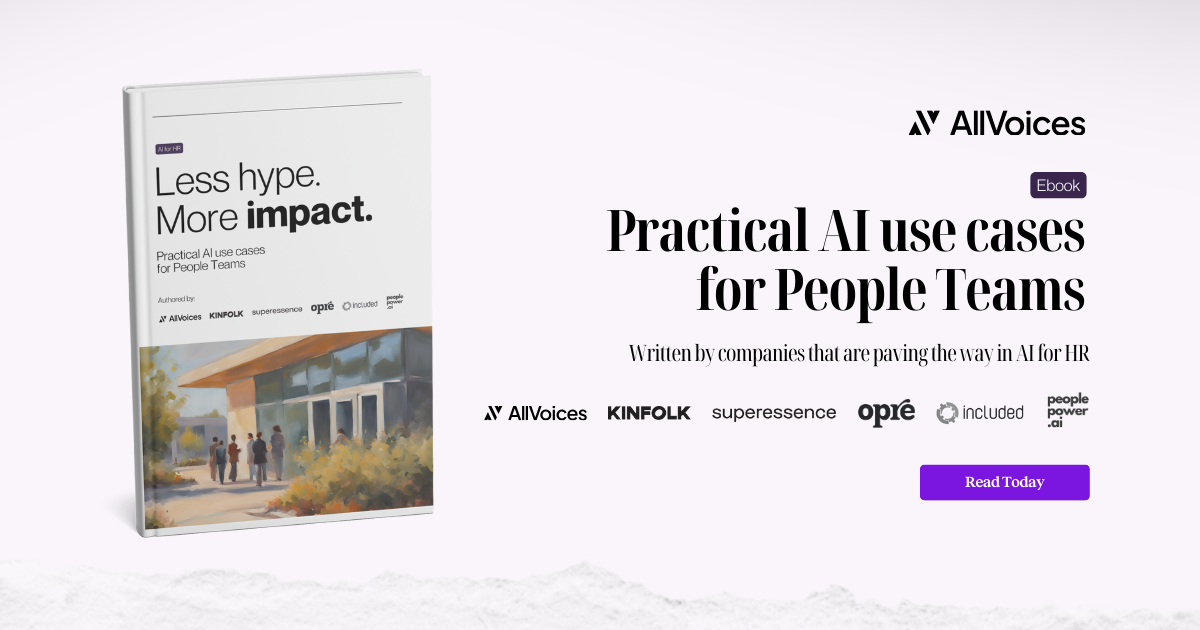 5 Practical AI Use Cases for People Teams — AllVoices
