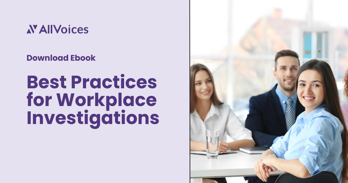 Best Practices for Workplace Investigations — AllVoices