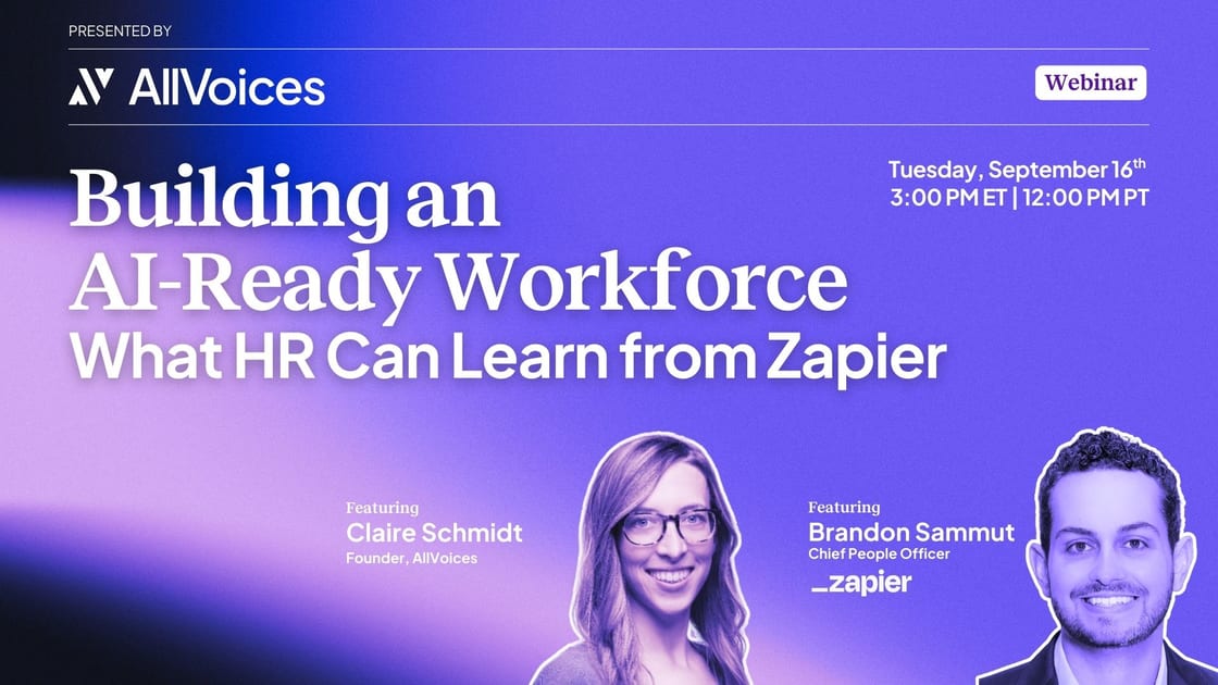Building an AI-Ready Workforce — AllVoices webinar