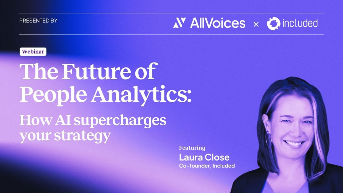 The Future of People Analytics — AllVoices webinar