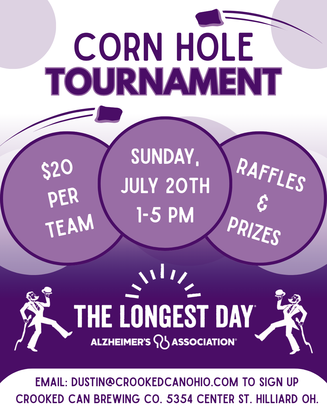 Cornhole Tournament for Alzheimer's Association