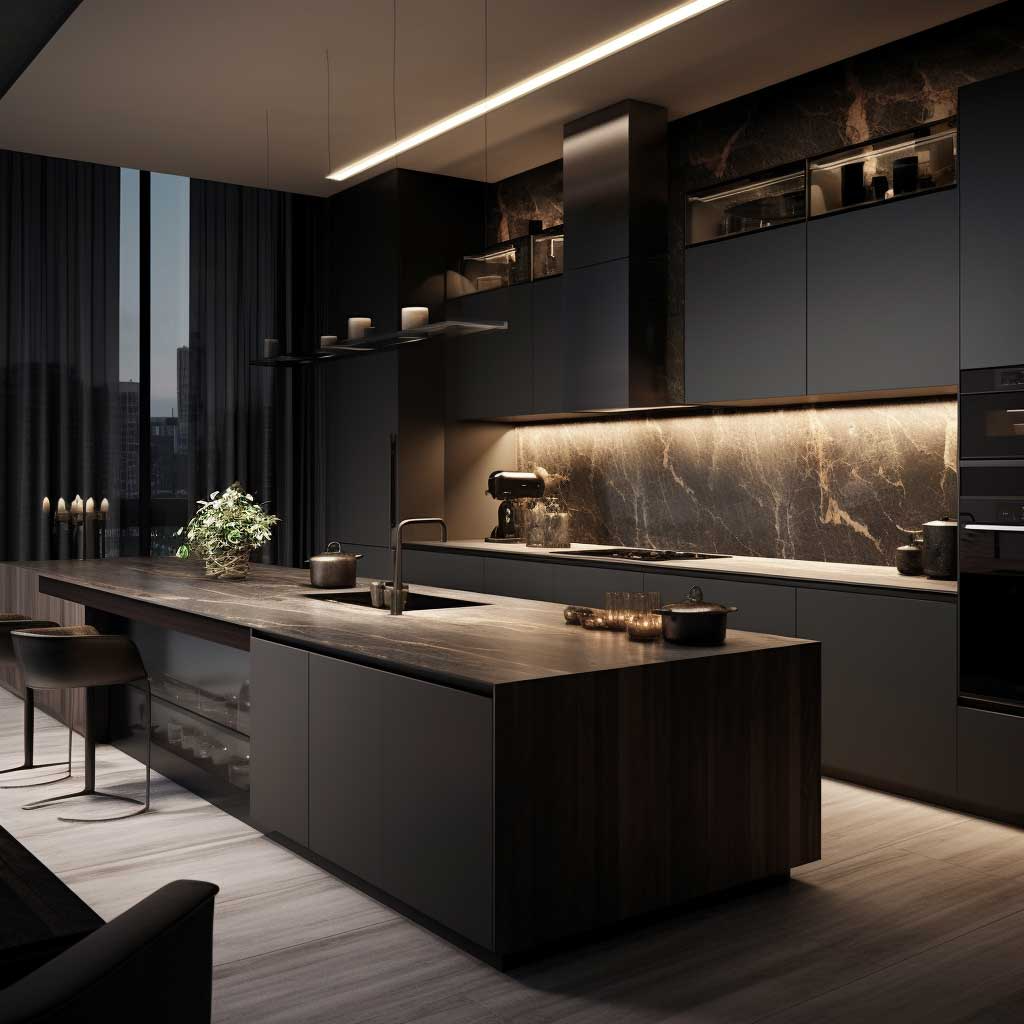 Kitchen built with quality material, modern design, and innovative hardware