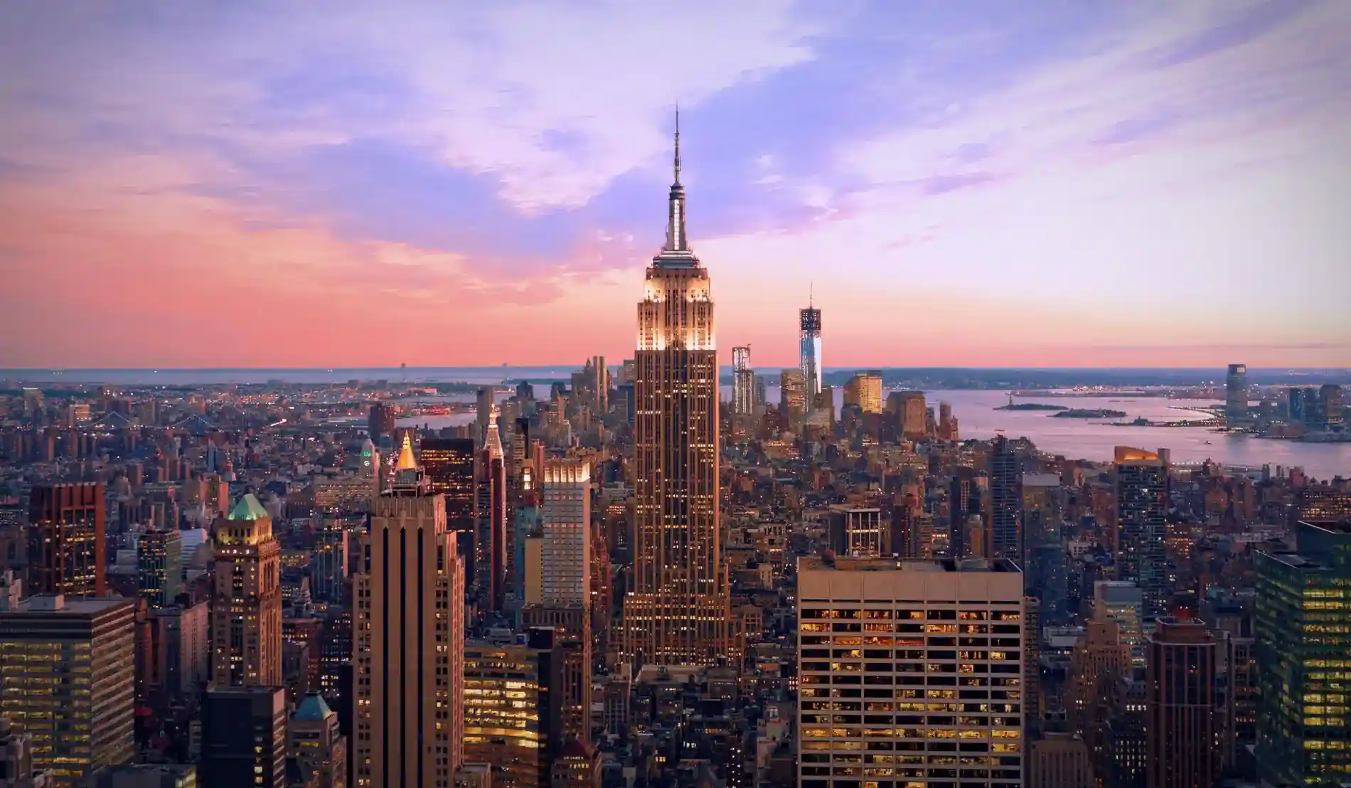 A view to Manhattan, NYC