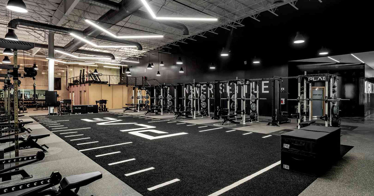 PLAE custom gym fit out with Attack Turf and ICONx rack systems