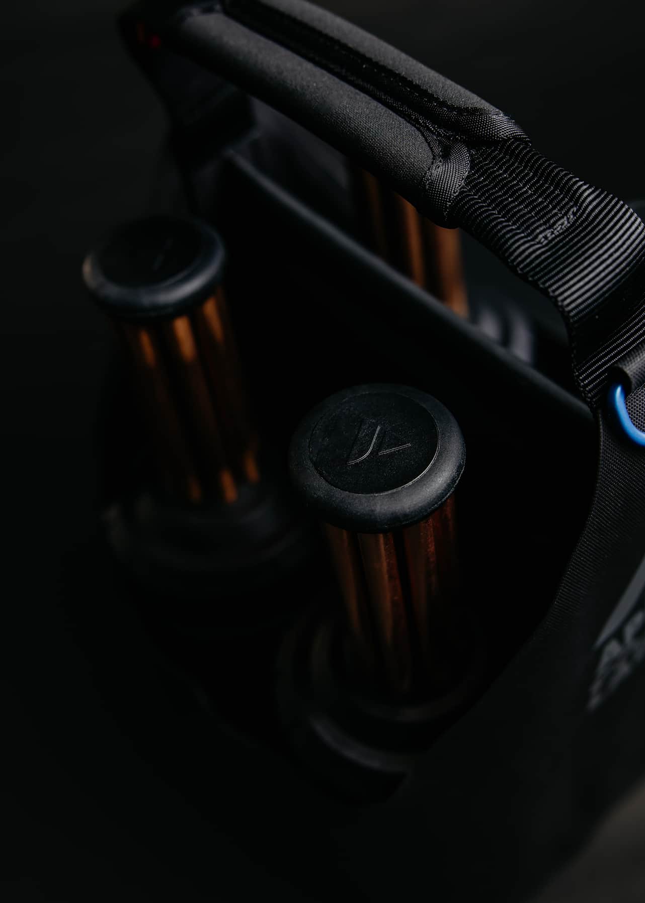 A top view of the carrying case for the Narwhals by Apex Cool Labs