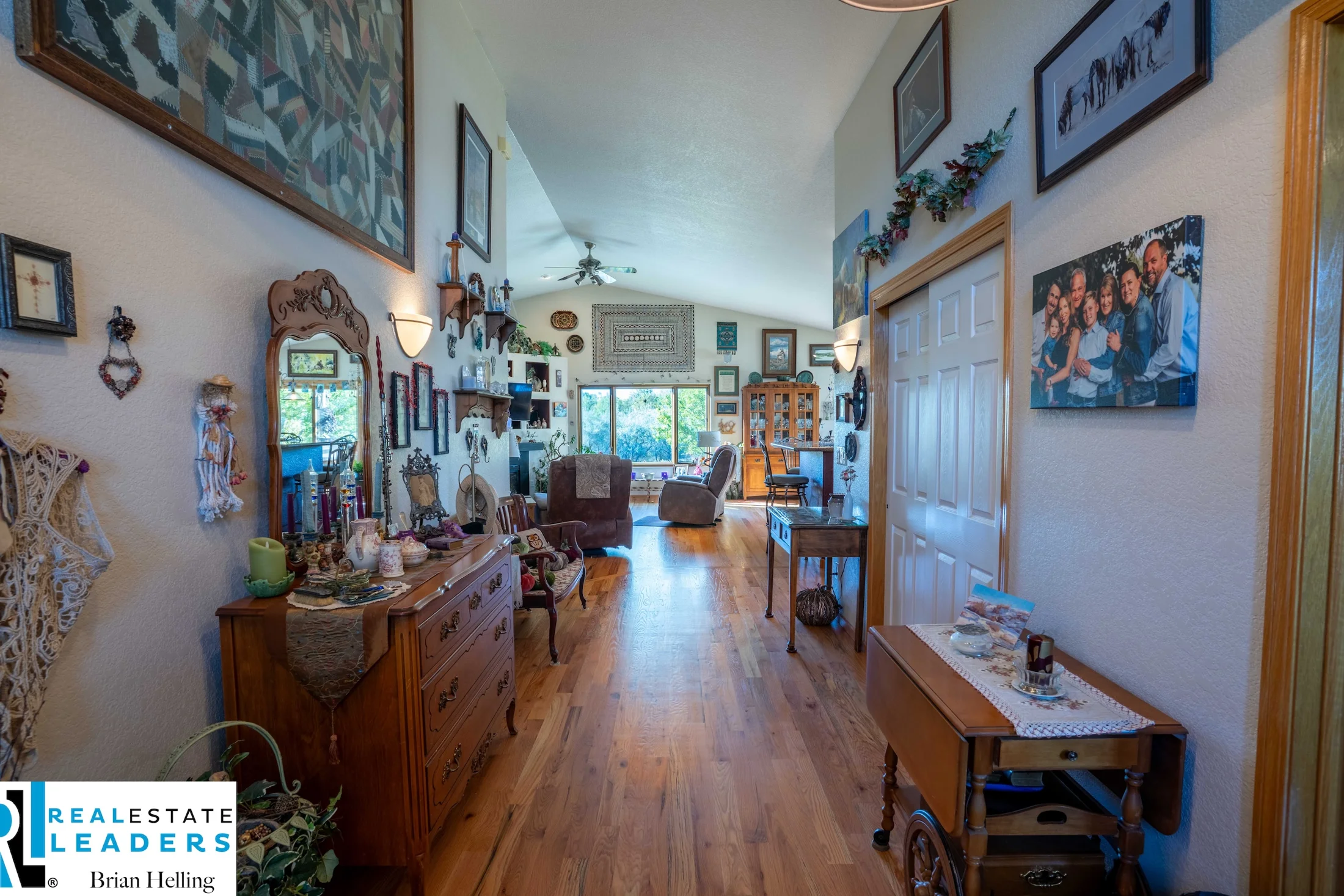 An entrance that leads into the heart of the home