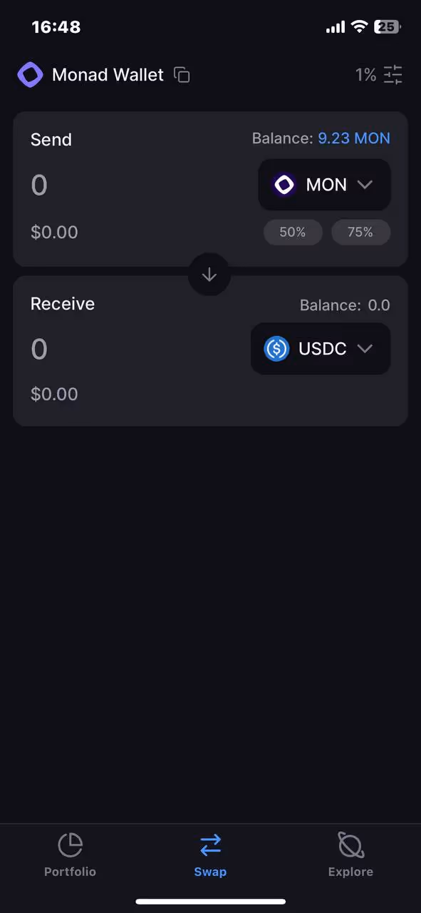 screenshot of backpack app