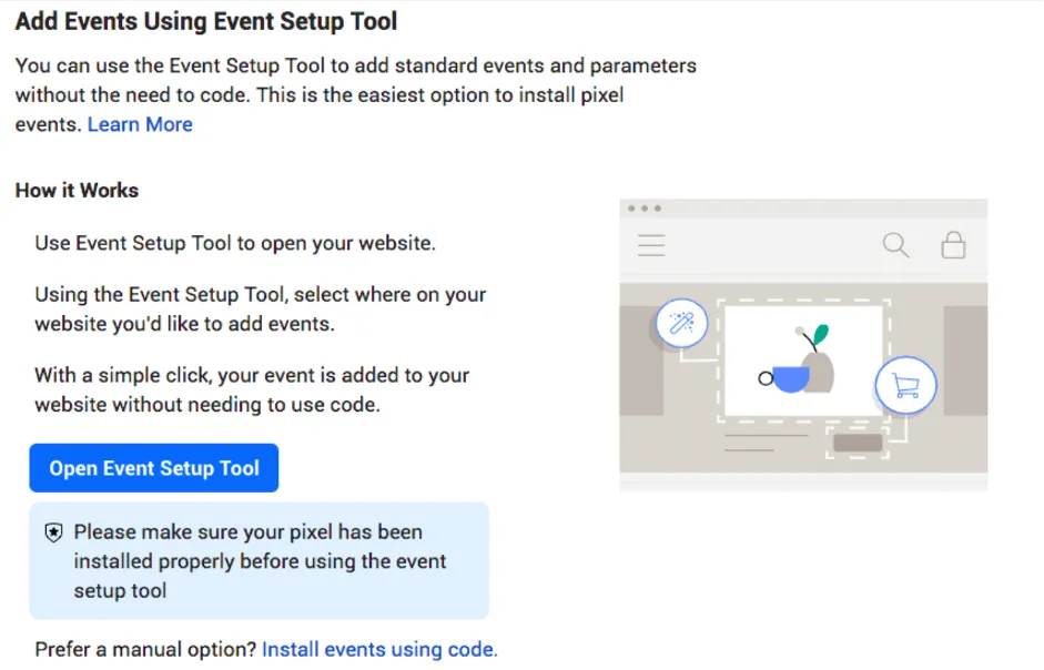 Conversions work based on events, not on page visits