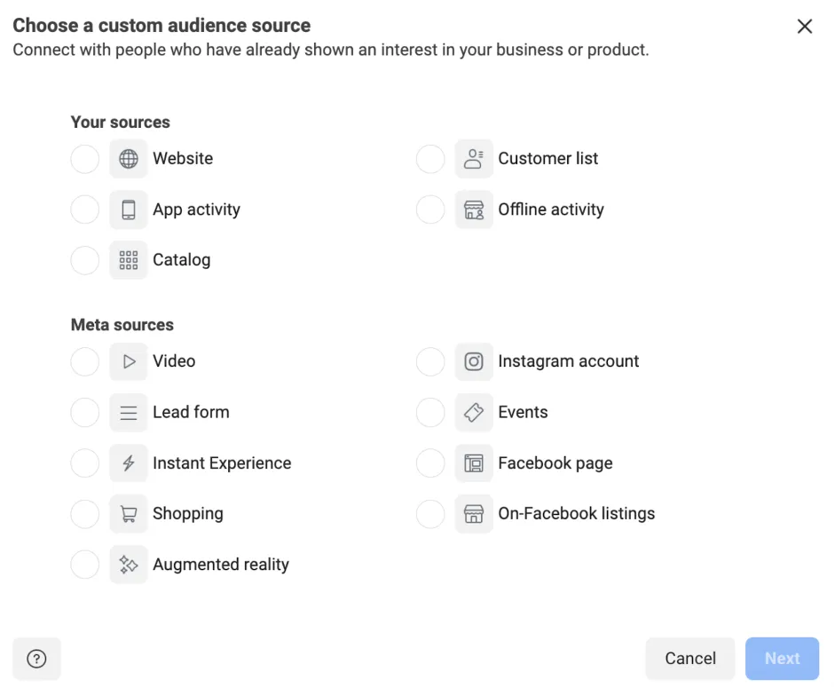 All necessary audiences are set up (remarketing, look-alike, conversion actions, etc.)