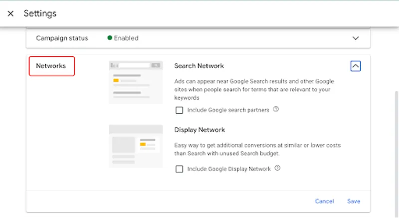 Search Partners generate a large volume of traffic within Search campaigns