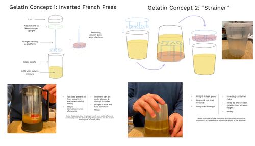 Gelatin prototypes