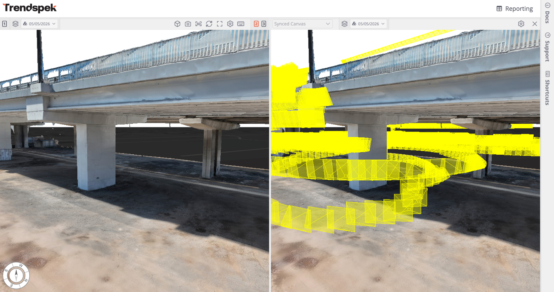 Capture vs model comparison