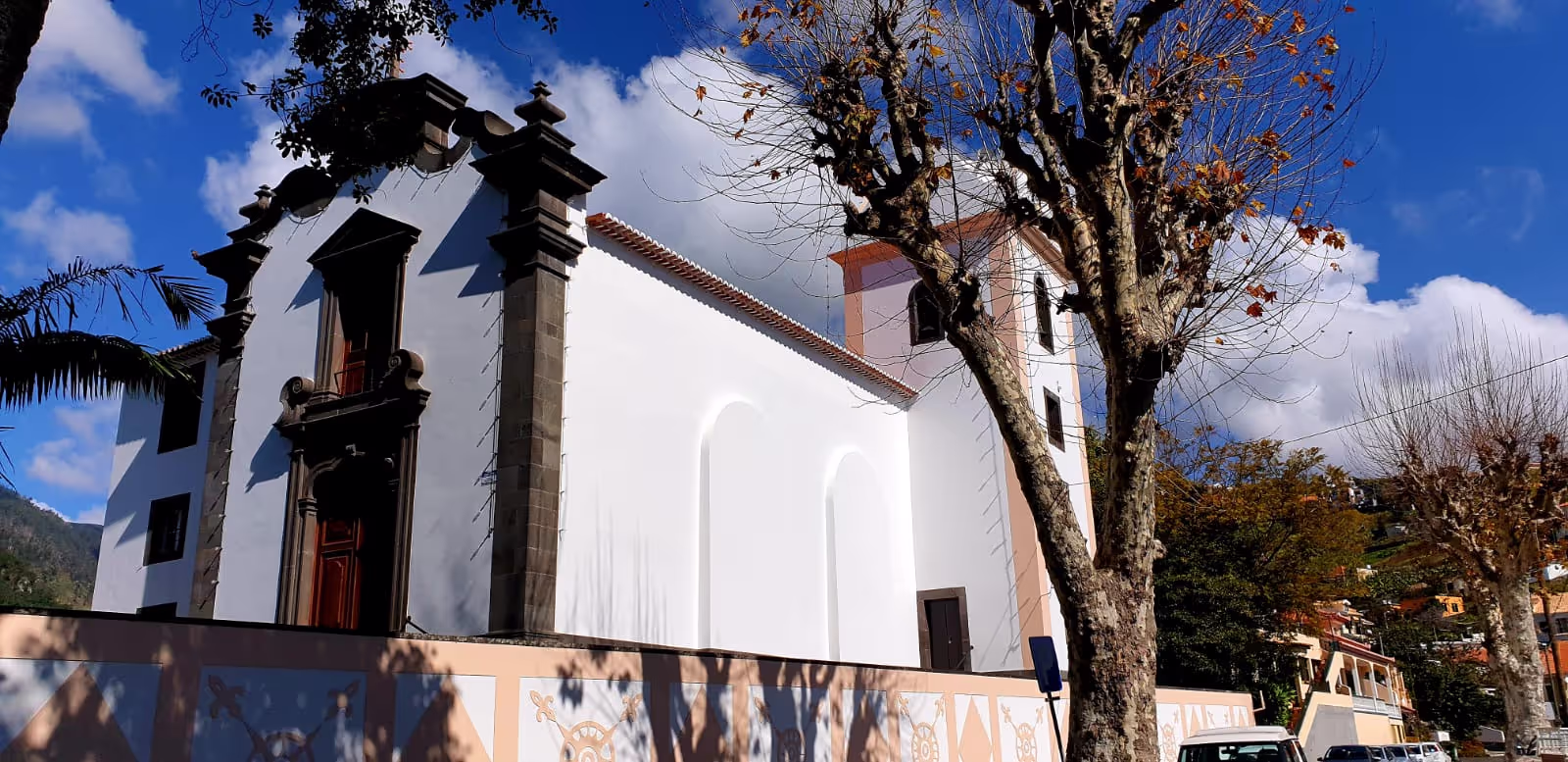 the big church at Lombada da Ponta do Sol