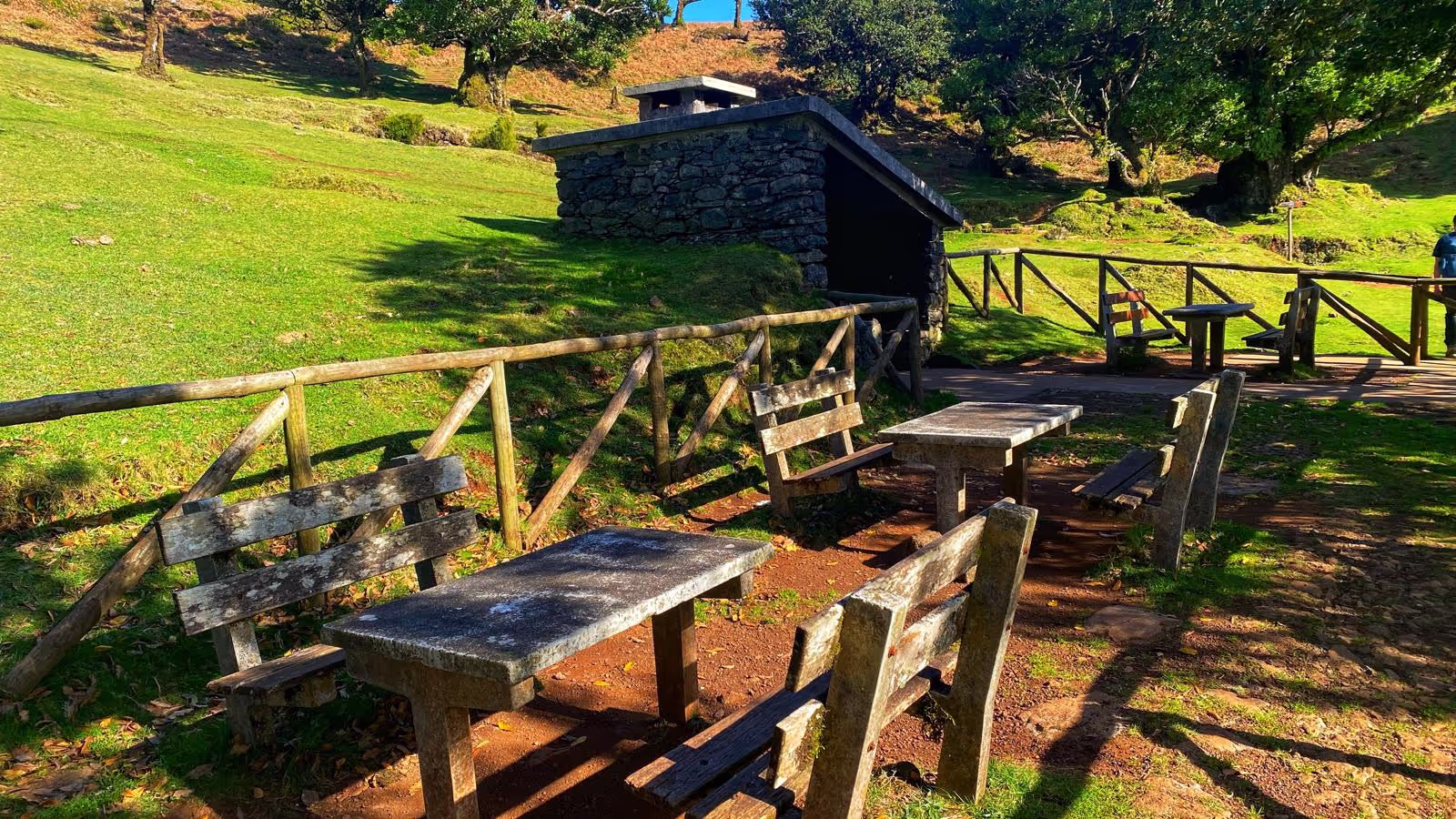 Pinterec barbecue Place in Madeira in Fanal 