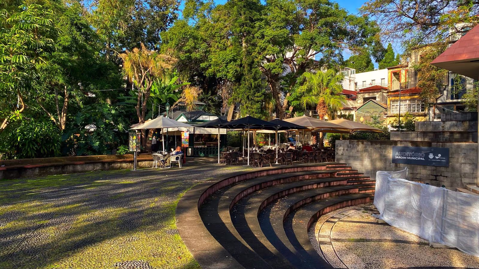 Funchal Municipal Garden Coffee inside the Garden