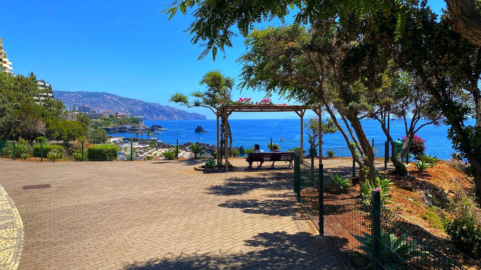 A very nice viewpoint on the Promenade walk in Funchal