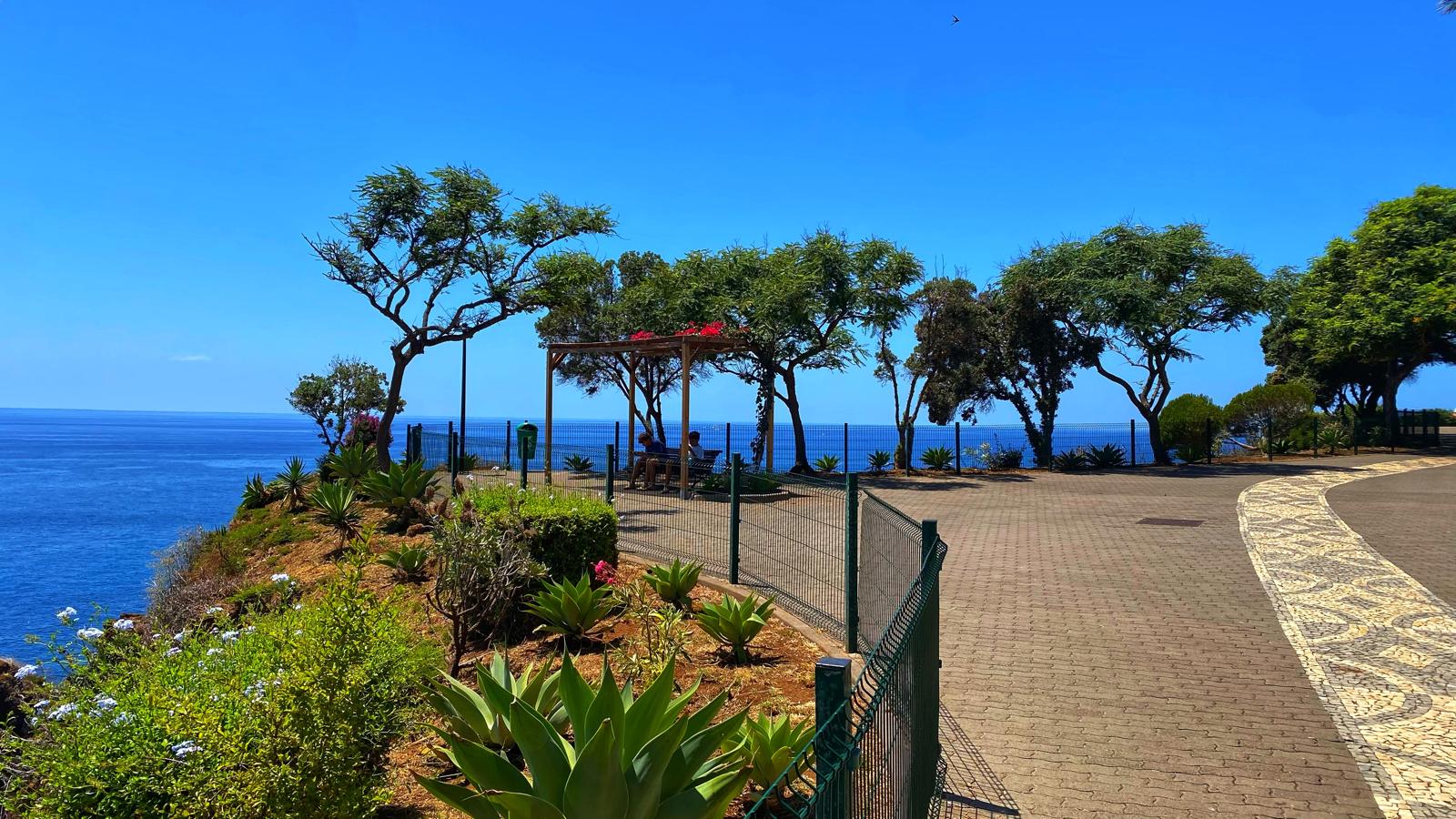 Very lovely Viewpoint with lots of shade at Funchal Madeira Portugal