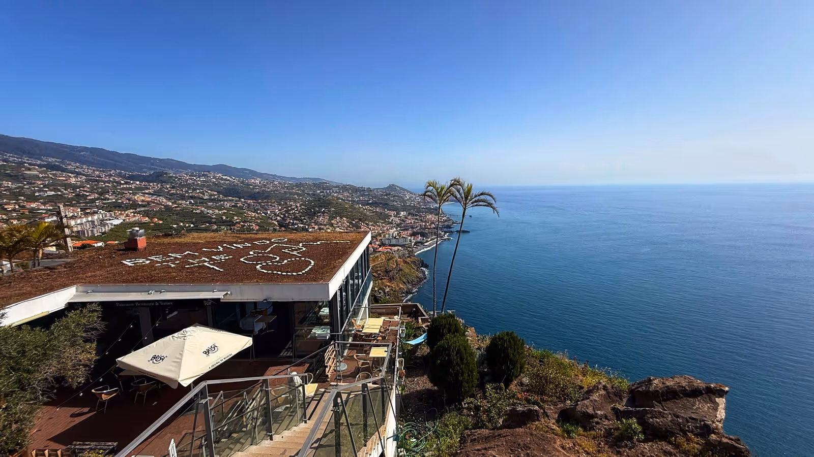 Looking east from the Miradouro do Rancho