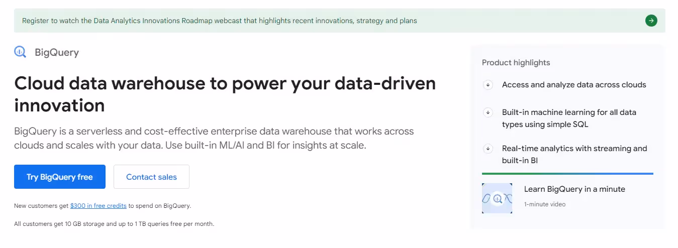 Google BigQuery (panel de control CrUX)