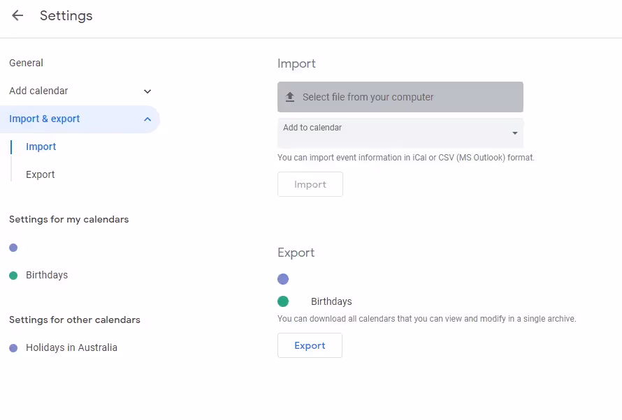 Importez votre fichier XLS