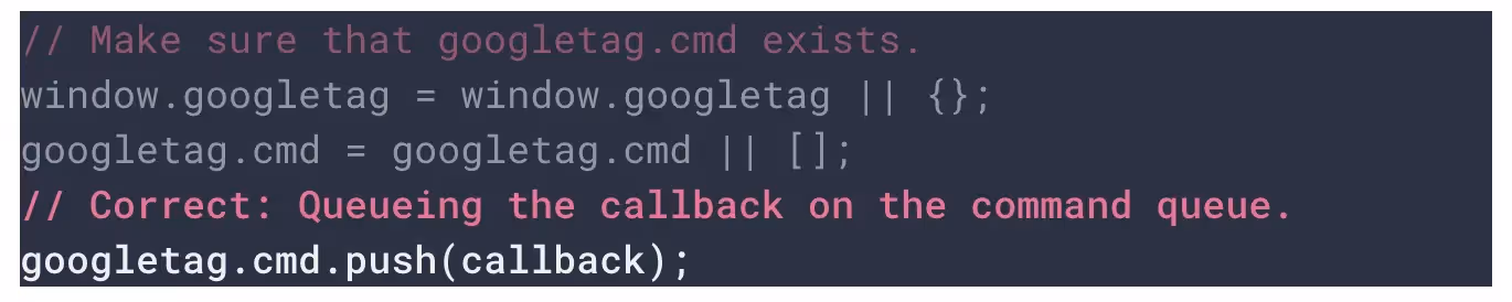Solución al problema de los oyentes de etiquetas de script Gpt.js en GPT
