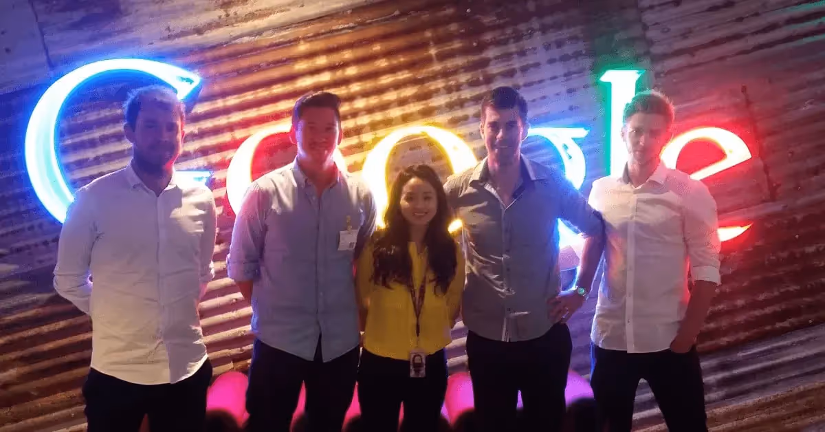 The Publift team celebrating the acceptance to Google’s GCPP programme