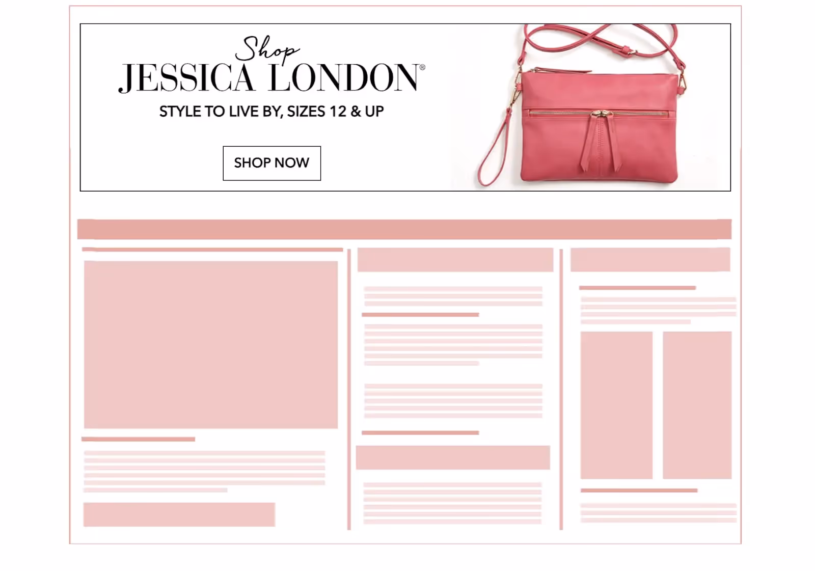 Jessica London Rich Media-Banner-Anzeige