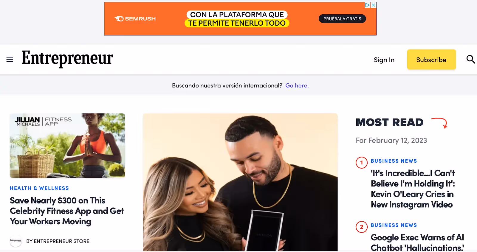 Top of the Page