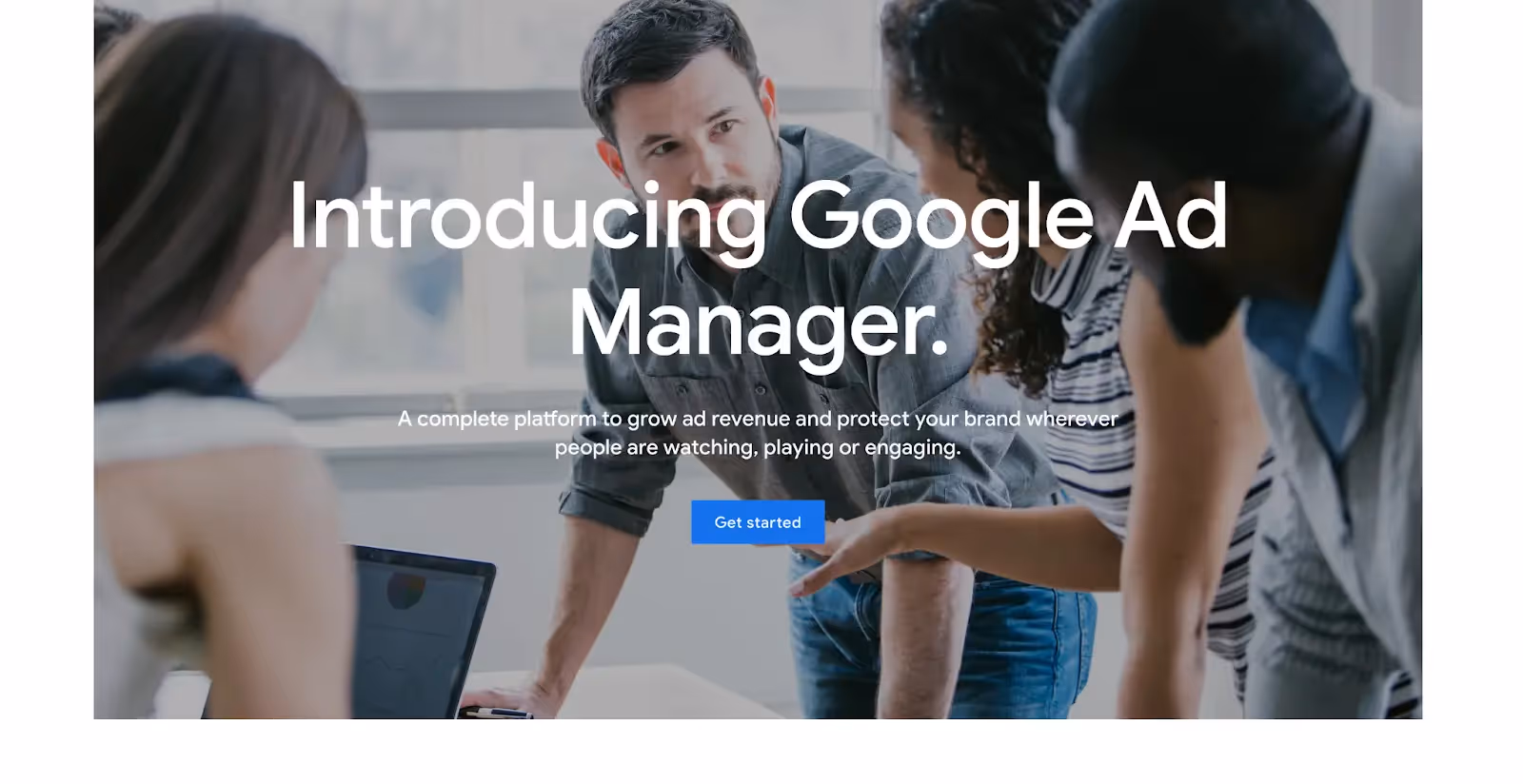 Google Ad Manager Homepage