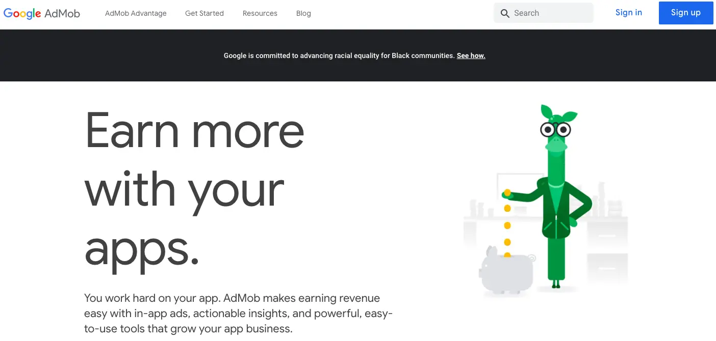 Mobiles Werbenetzwerk Google AdMob