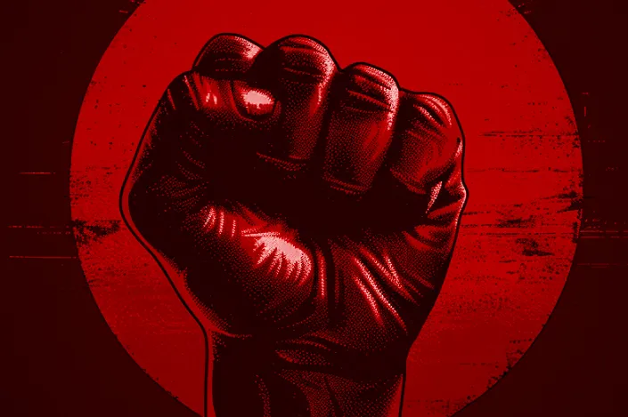 A raised fist talks to iterating well and the strength in good implementation