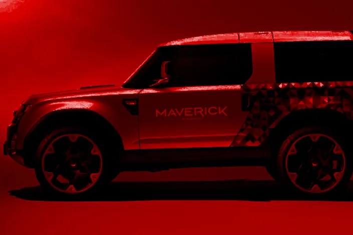 A conceptual Land Rover Defender, representing the impression you can create with a well-placed brand and importance of deliberate intention