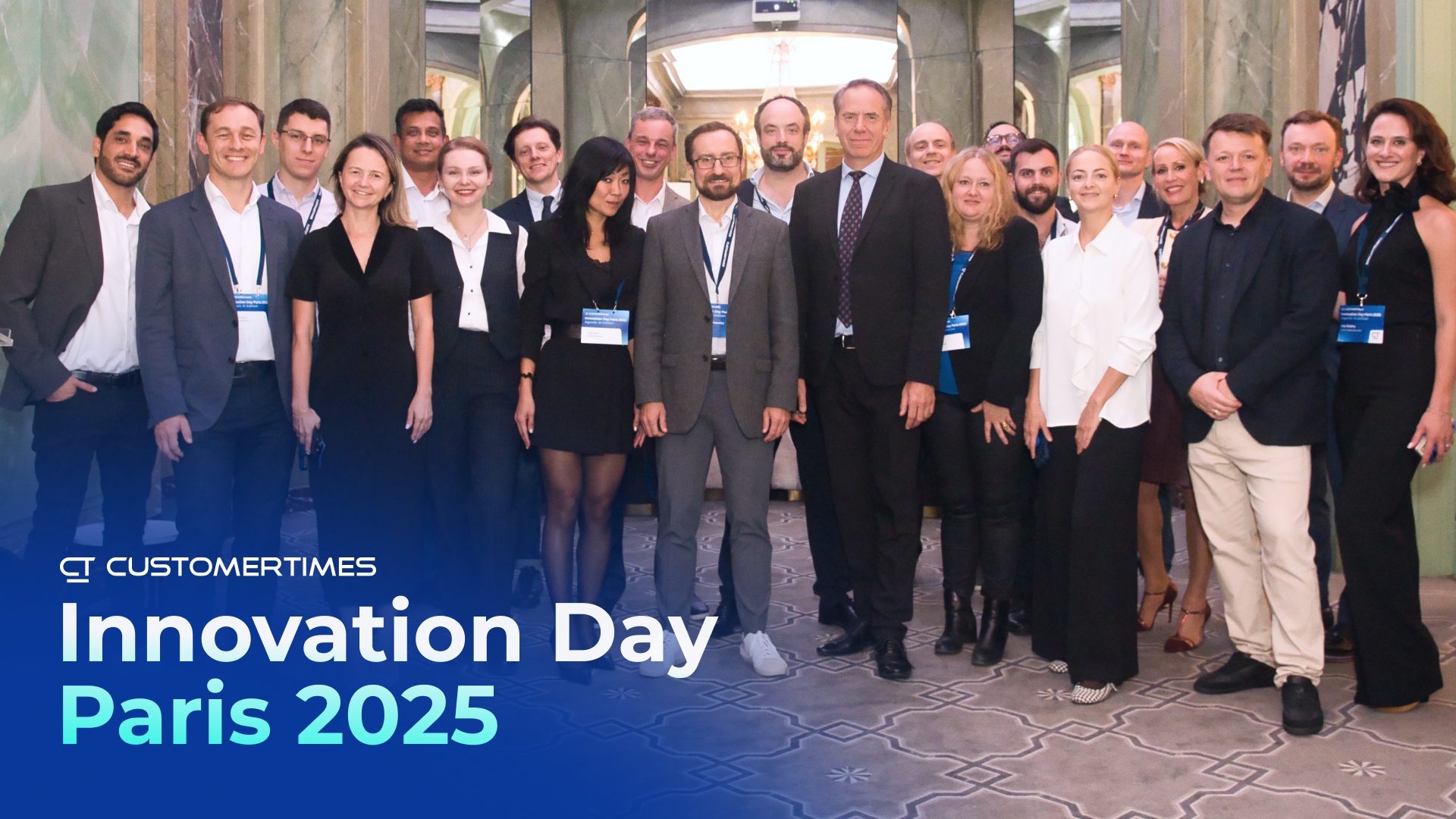 Photos of attendees and speakers from Innovation Day Paris 2025: Agentic AI Edition