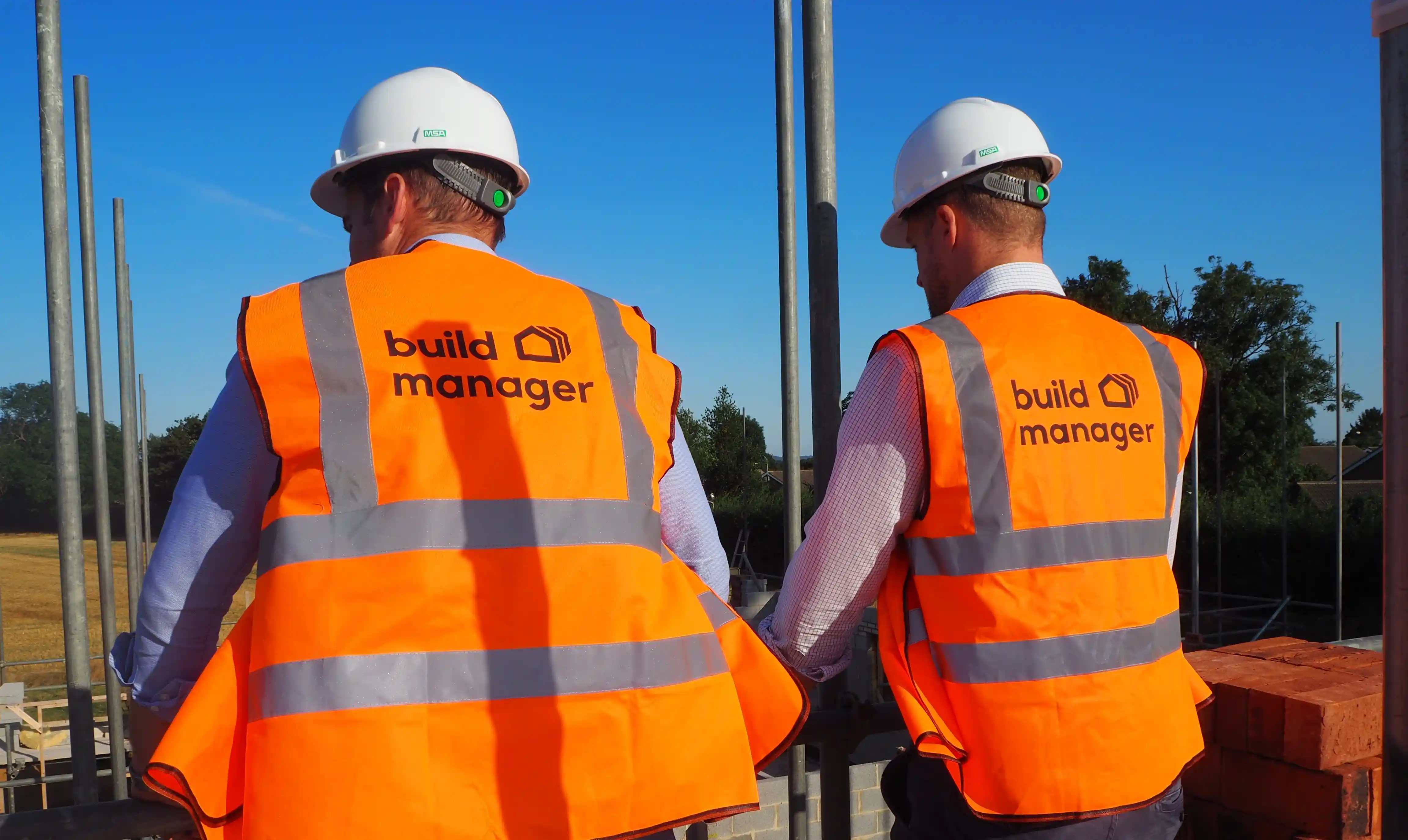 New build commercial offices under construction in Saxilby, Lincolnshire