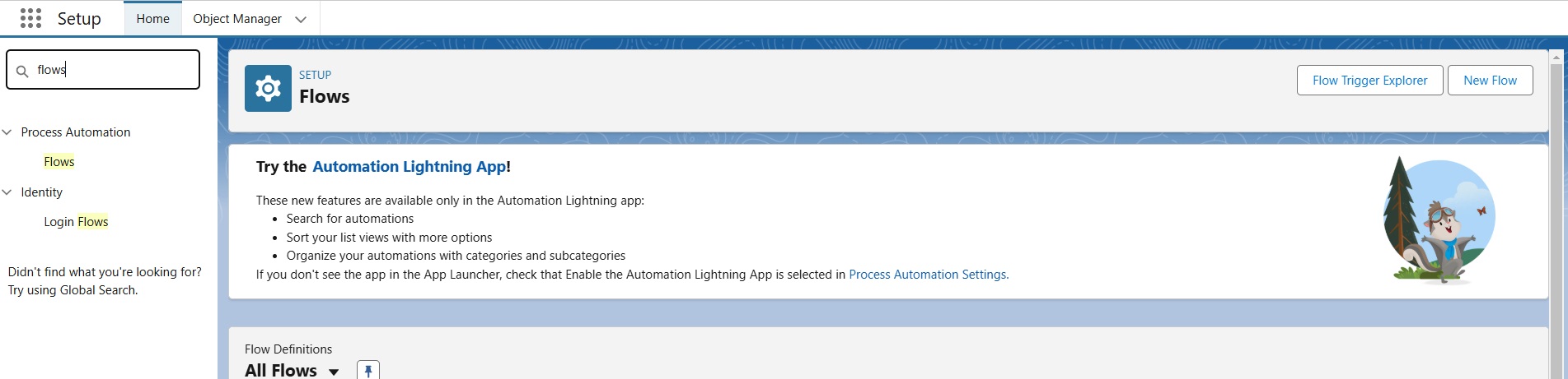 Step 1 Open Flow Builder