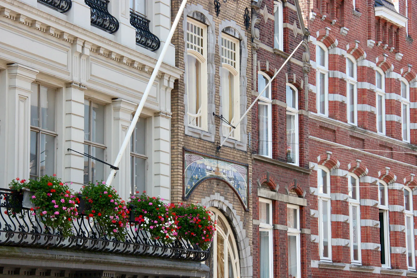 Gevel, stadsbeeld in Roermond