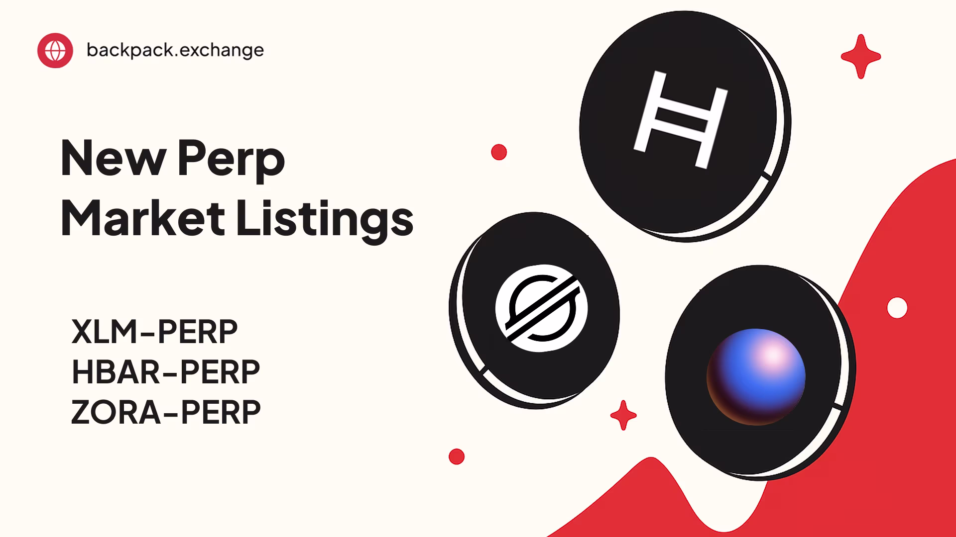 HBAR, XLM & ZORA Perps Markets Now Live on Backpack: Trade & Earn Exclusive Achievements