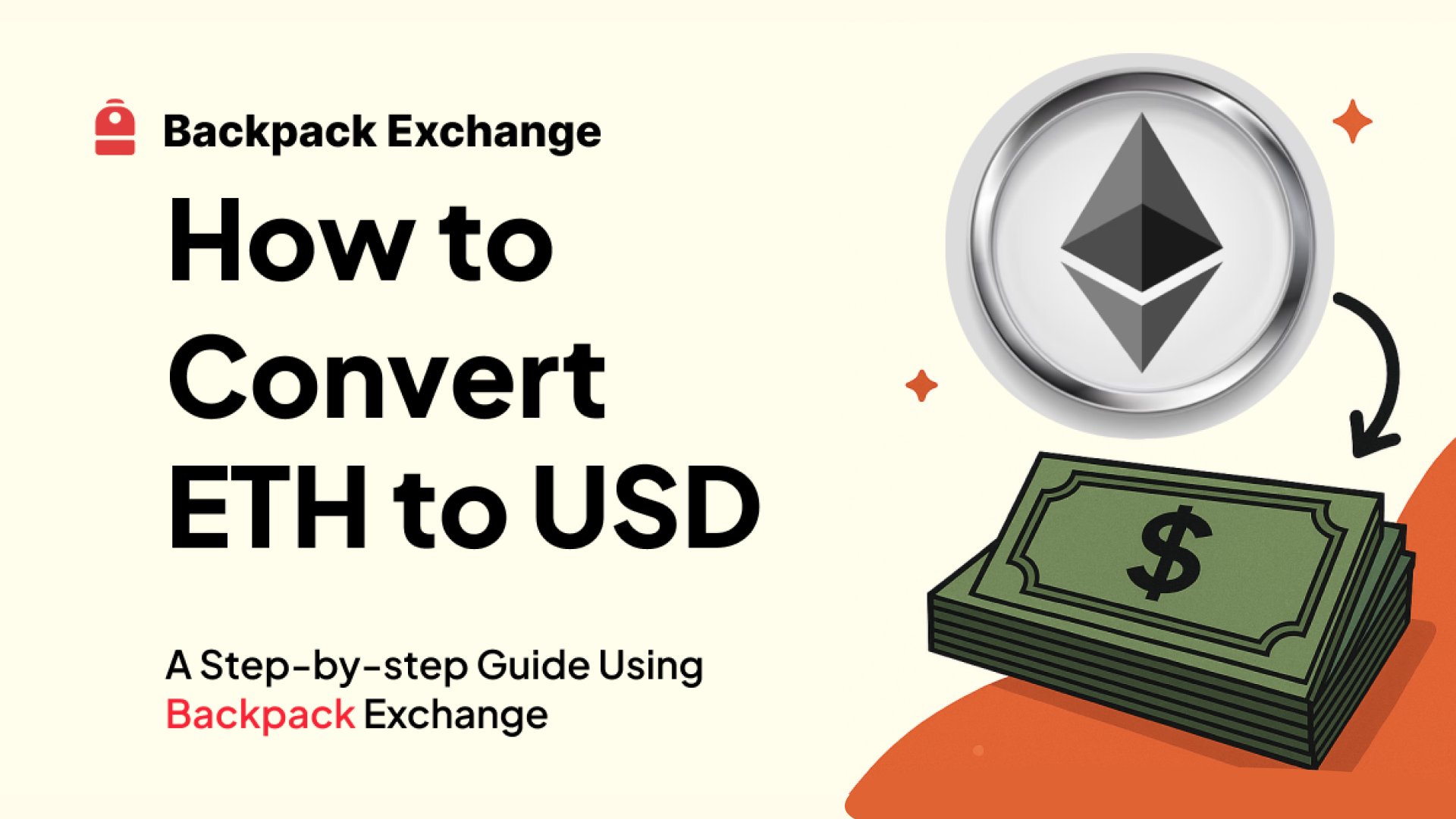 How to Convert Ethereum (ETH) to USD on Backpack Exchange