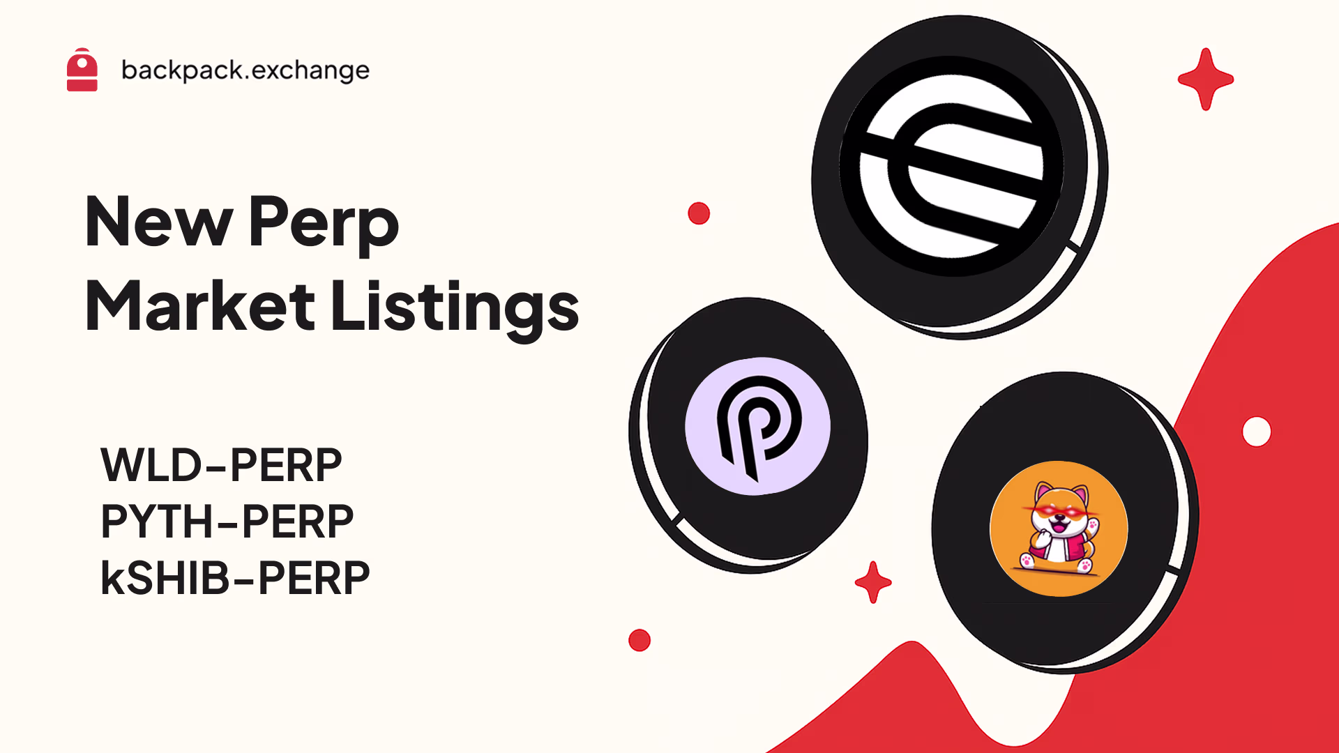 WLD, kSHIB & PYTH Perps Markets Now Live on Backpack. Trade & Earn Rewards.