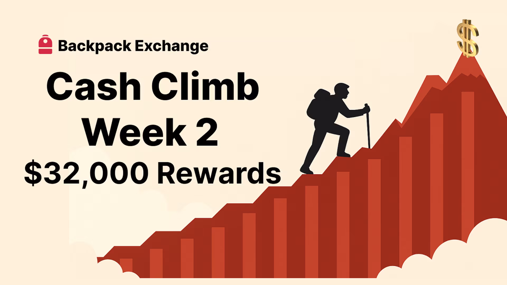 Backpack Cash Climb Week 2: Earn Up to $32,000