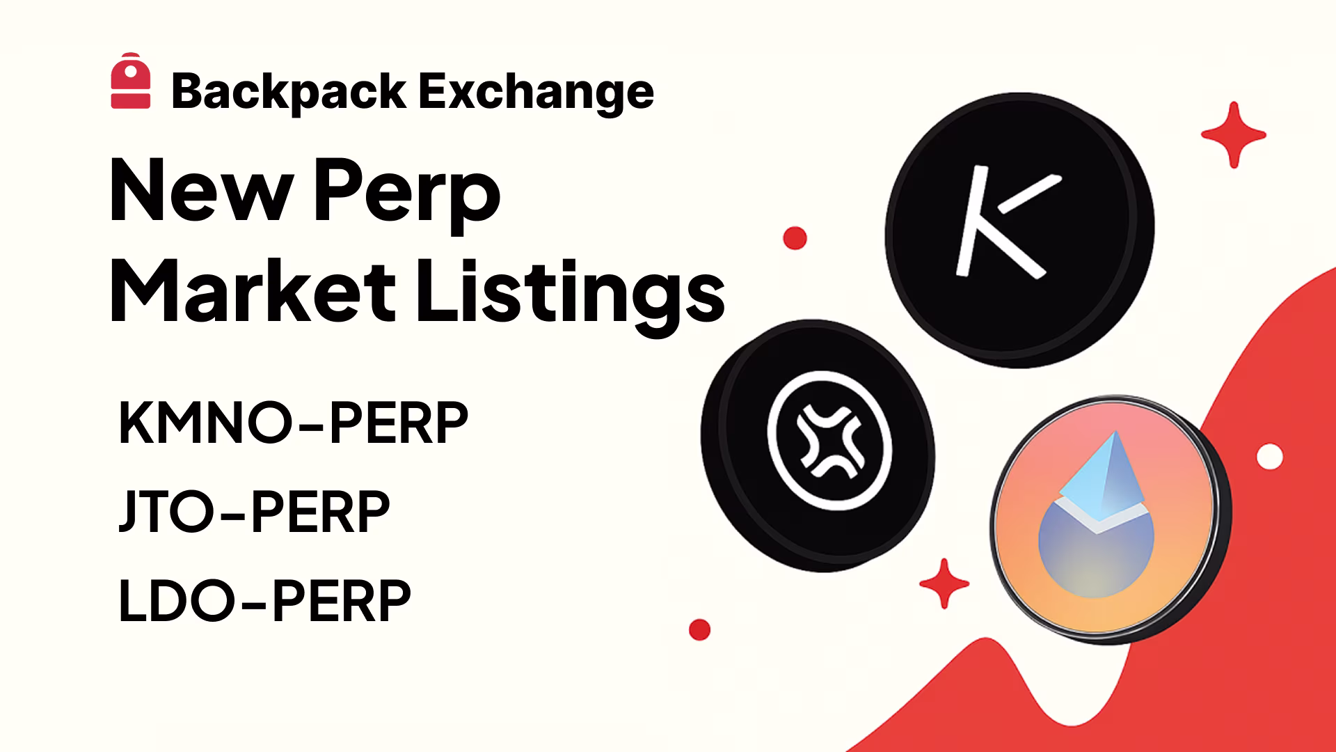 KMNO, JTO & LDO Perps Just Landed, Trade Now on Backpack Exchange