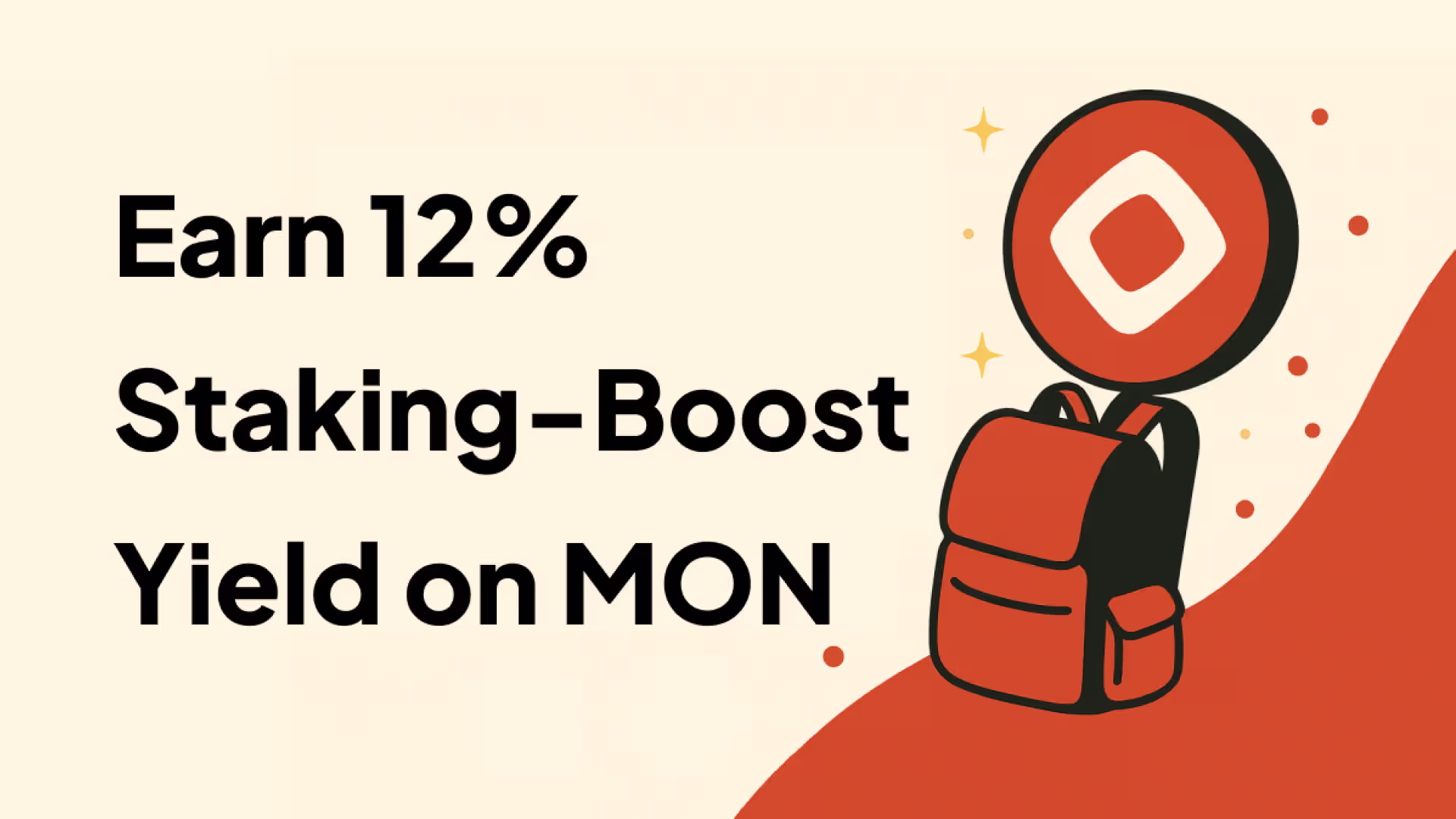 Earn Up to 12% MON Staking Boosted Yield on Backpack