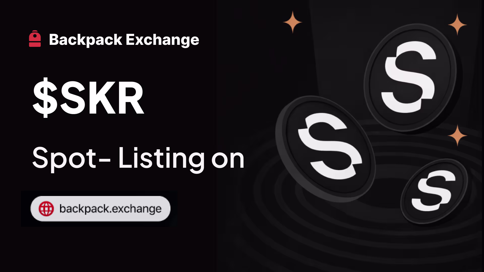 Backpack Exchange Lists SKR for Spot Trading