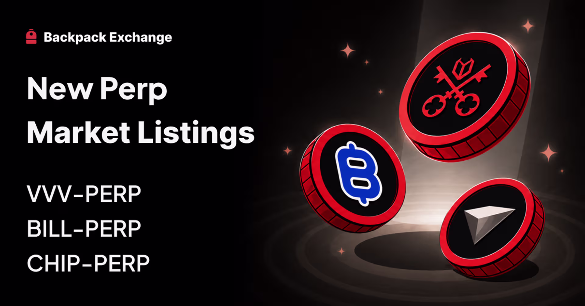 Backpack Lists VVV-PERP, BILL-PERP, CHIP-PERP for Perpetual Trading
